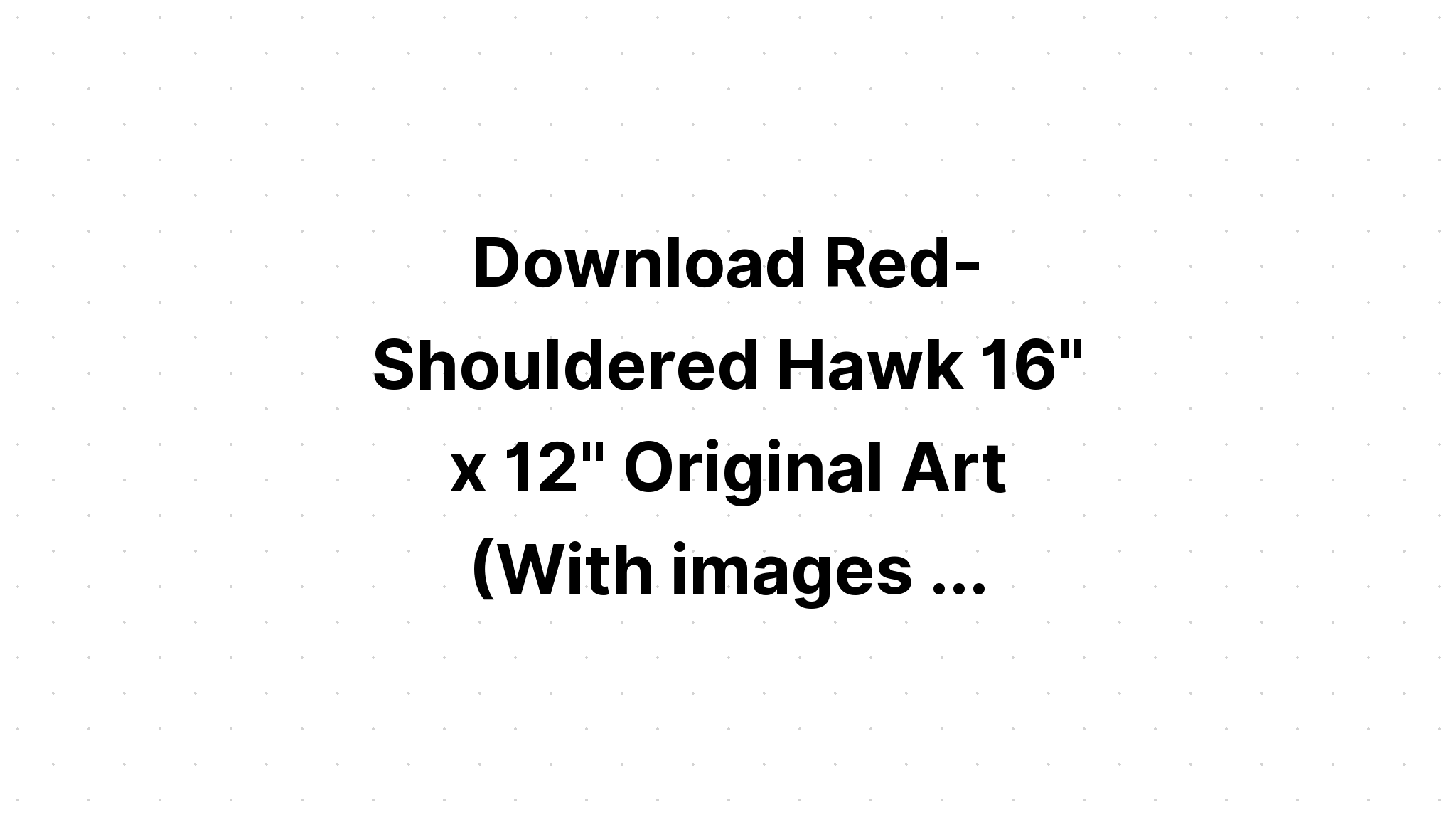 Download Printable Redshouldered Hawk Poster SVG File